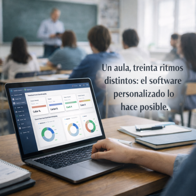 Un aula, treinta ritmos distintos: el software personalizado lo hace posible